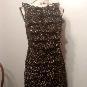 Andre Oliver Animal Print Dress size 6 New